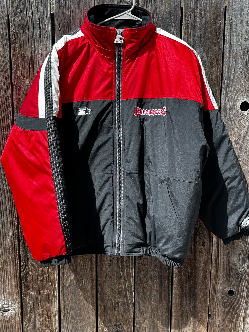 Tampa Bay Buccaneers Starter NFL Pro Line Jacket Men’s L Red Black